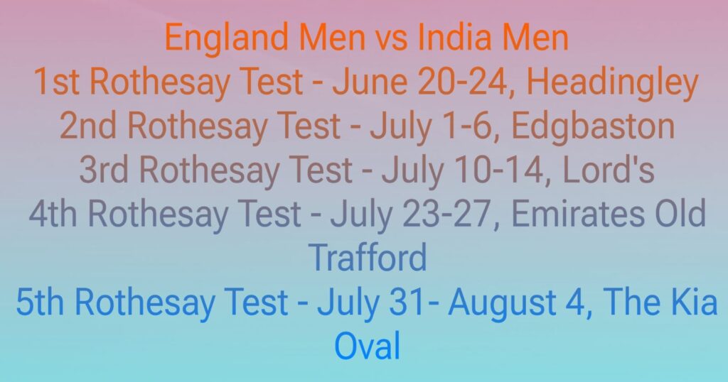 England home international fixtures 2025