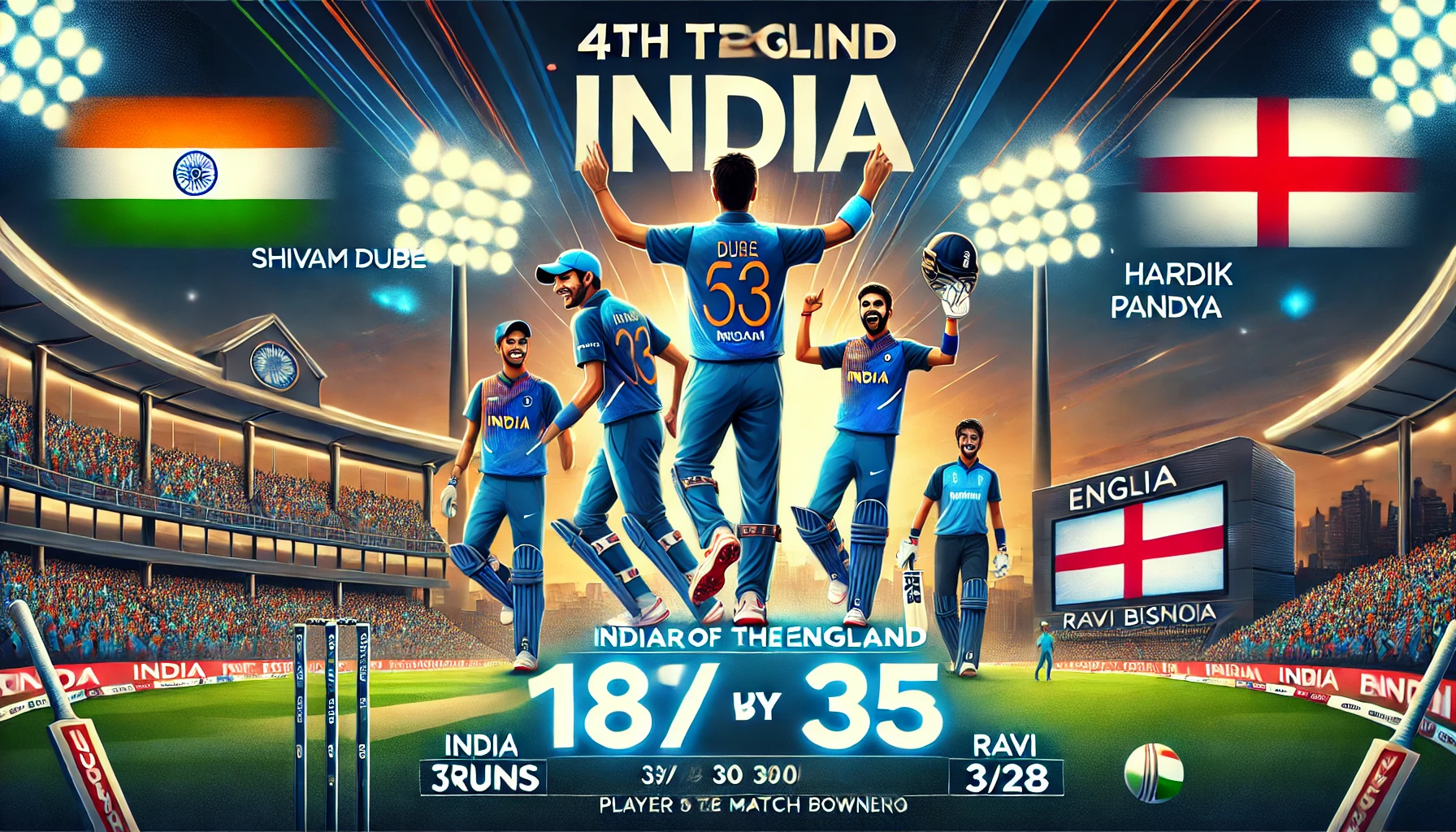 India vs England 4th T20I