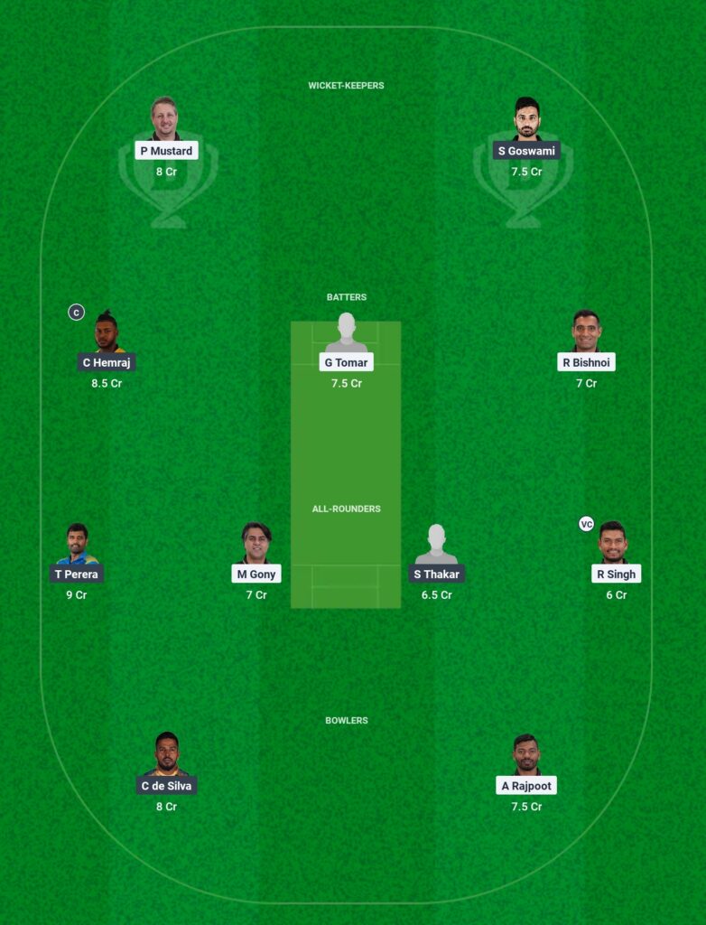 RK vs GJS Dream11 Prediction