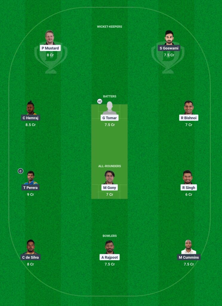 RK vs GJS Dream11 Prediction